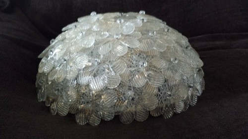 Lustre plafonnier cristal - plafonnier, en