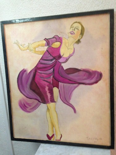 Danseuse encadre tableau - ",