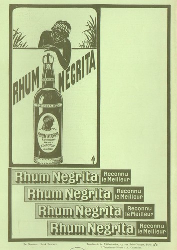 Rhum negrita publicite - rhum, 1910