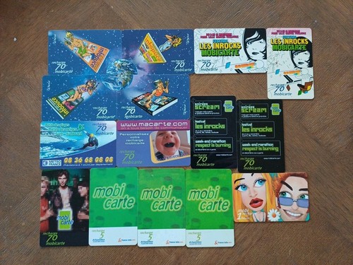 Mobicartes différentes - 15,
