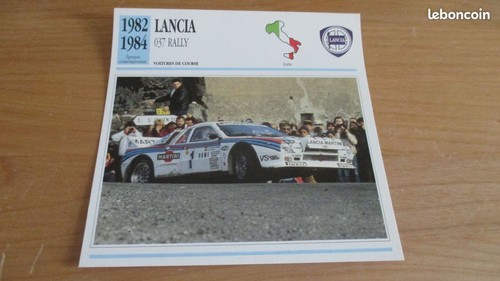 Fiche lancia 037 rally - lancia,