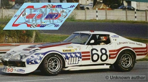 Décals corvette mans - corvette, le