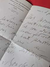 Rare lettre de l'inventeur du drone  Max Boucher 1879-1929