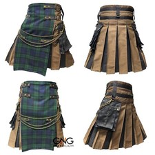 Hommes Écossais Gothique Kilt