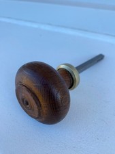 Ancienne poignée de porte en bois et laiton,ferrure serrure