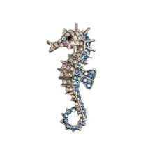 Broche Hippocampe - Strass -