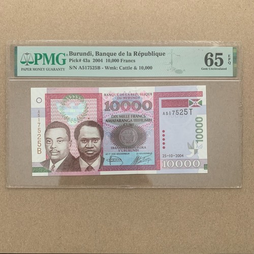 Burundi 000 francs banknote - burundi, 10,000