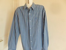 BELLE CHEMISE TIMBERLAND COUPE CONFORT CARREAUX BLEU TAILLE XL ETAT NEUF