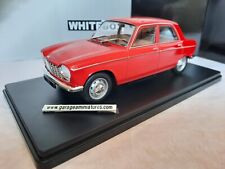 PEUGEOT 204 ROUGE 1968 WHITEBOX REF 124181 ECHELLE AU 1/24 EME MINIATURE