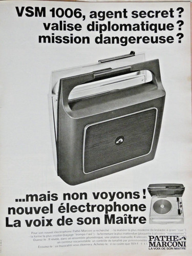 Publicité presse 1967 - de,