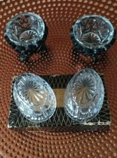 LOT ANCIEN SALERONS EN VERRE