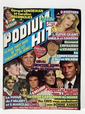 Revue PODIUM HIT 119 Sheila Sylvie Vartan Claude François Michel Sardou Johnny