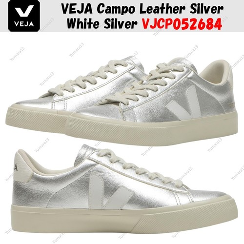 Veja campo cuir argent - veja, blanc