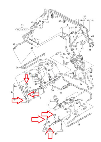 Joint injecteur anneaux - joint, /