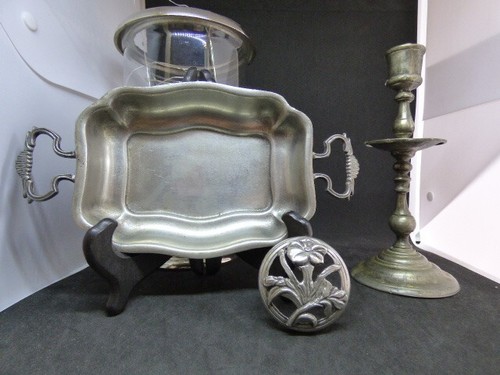 Lot objets en étains - lot,