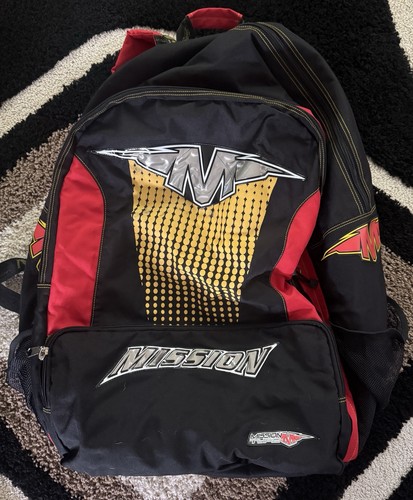 Mission hockey backpack red - mission,
