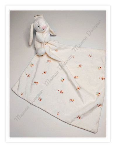 Doudou plat peluche - plat,