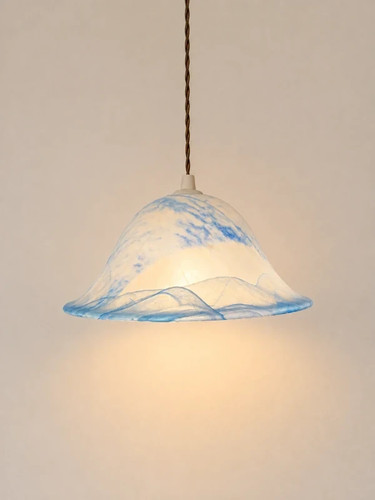 Bell lampshade marl - , blue