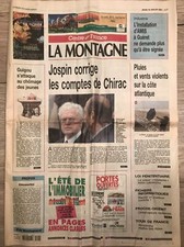 journal "LA MONTAGNE " 19/07/2001 CLERMONT-FD THIERS AMBERT collector Naissance