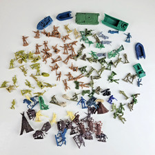 Lot Figurines Atlantic 130 Pièces De Différentes Guerres Armées Epoques WW2 WW1