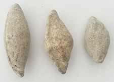 3 BALLES DE FRONDE EN PLOMB