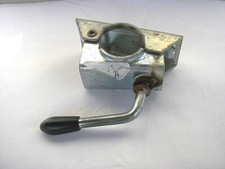 Bride de fixation pour roue jockey pour tube de diam. 48 mm - remorque caravane