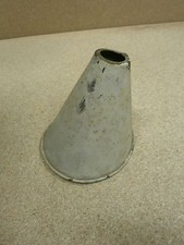 Abat jour déflecteur en acier zingué peint style boris Lacroix vers 1940 lot K9