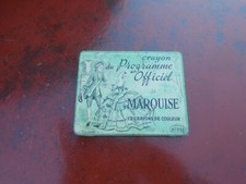 Boite de Crayons de Couleur  Marquise  (  Crayon du Programme Officiel ?  )