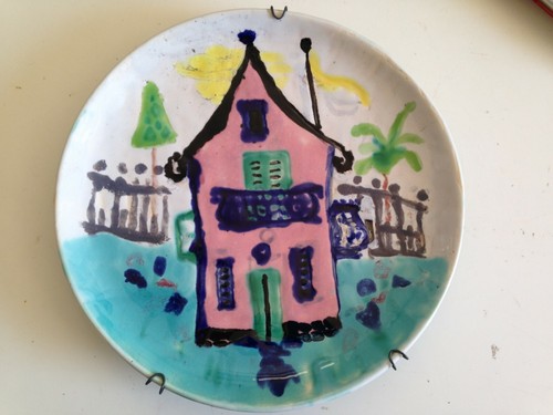 Superbe assiette cerenne - superbe,