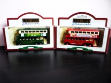 Jouet ancien TROLLEY BUS  E6 1928 LOT DE 2 modèles par Lledo