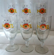Lot 6 verres à bière 25 cl