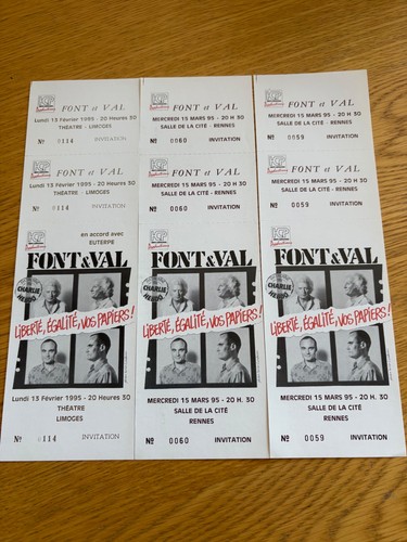 Lot billets de - de,