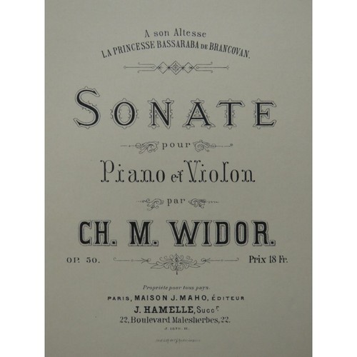 Widor sonate op - m.,