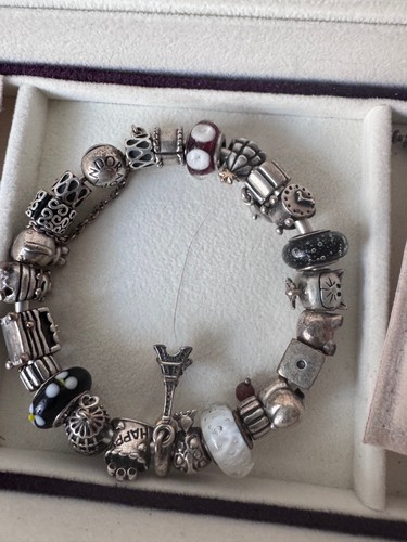 Lot pandora bracelet complet - lot, pandora,