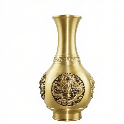 Vase avec dragon doré - avec, en