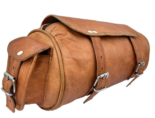 Sac outil moto cuir - sac,