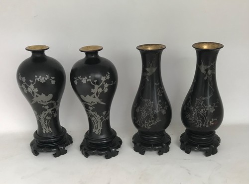 Vases laque de fuzhou - laque,