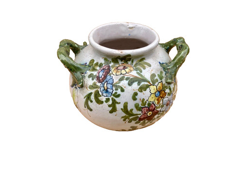 Vase faïence décor - vase, en