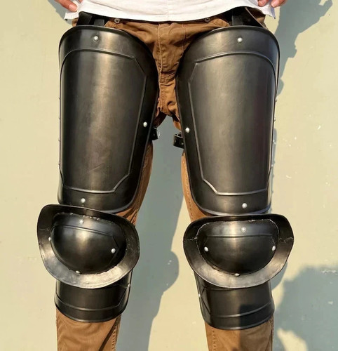 Armure acier garde jambes - armure, garde-jambes