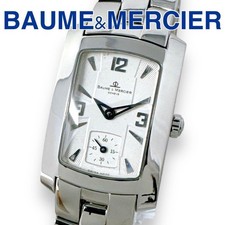 Montre Baume & Mercier Hampton petite seconde quartz boîtier 0,87" poignet 6,3"