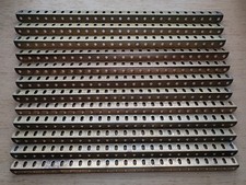 Meccano – 12 cornières 25 trous dorées