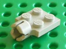 LEGO OldGray Plate Modified 2x2 Tow Ball Socket Ref 3730 Set 483 920 452 894 462