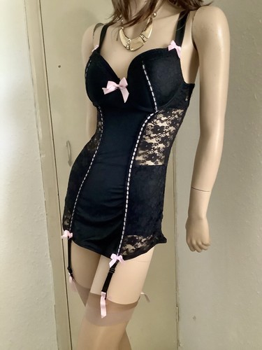 Sexy black silky nylon pale - black,
