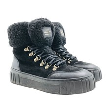 GANT Femme Noir Daim Cuir