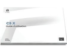 Citroen C5 X 2024 - 2026 Notice d'Utilisation Français