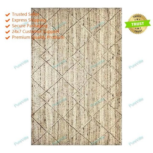 Tapis jute tissé la - jute,