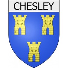 Chesley 10  ville Stickers blason autocollant adhésif