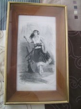 Cadre ancien en bois doré