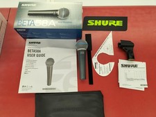 Microphone vocal dynamique Shure Beta 58A High SPL micro de scène en direct...
