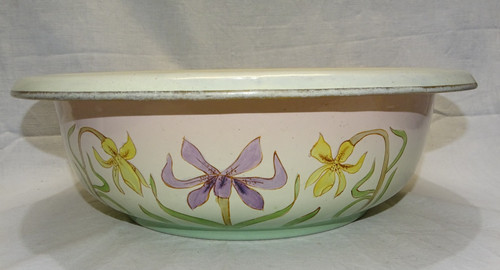 Superbe bassine tole emaillee - -superbe,